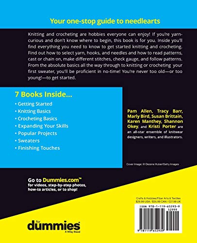image for Wiley Knitting & Crocheting All-in-One For Dummies