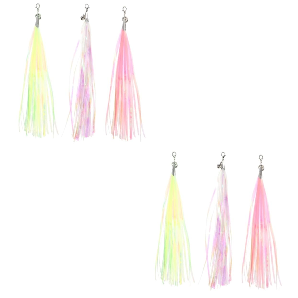 Jouets pour Chats, Jouet interactif for Chat - Remplace Les Pompons des clochettes Accessoires for Chatons Fournitures for Animaux(27CMx3pcs)
