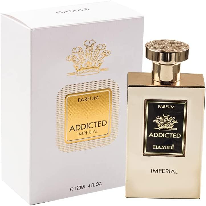HamidiAddicted Imperial Parfum 120ml 4 FL.OZ, Long Lasting Unisex Fragrance, Perfume For Men And Women (Addicted Imperial)