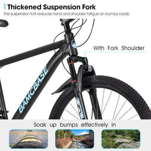 HILAND 26 27.5 Inch Mountain Bike, Mens and Womens Aluminum