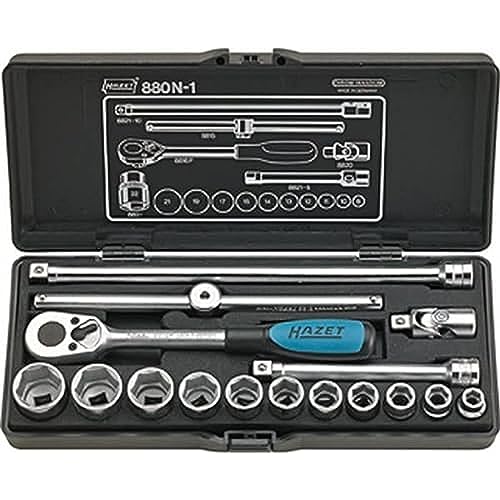 VCT 16-teiliges Steckschlüssel-Set 1/2 Zoll Antrieb – Innensechskant Mit 8-in-1 Funktion Für SAE & Metrisch