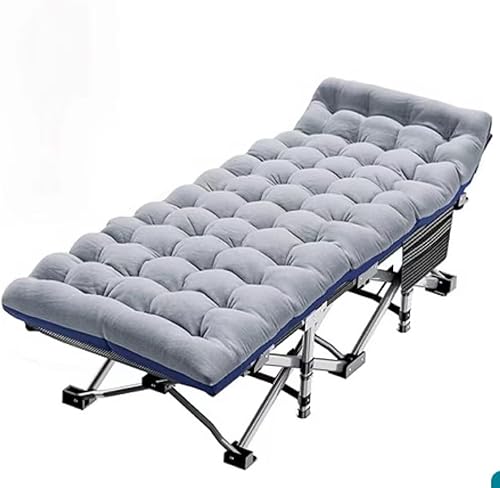 YYET - Almohadillas gruesas para cuna, para campamento, colchón de algodón de 75 x 29 pulgadas, XL, tapete de dormir con parte inferior impermeable,