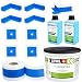Produktbild Dicht Set 14 Kg Flüssigfolie, 4 Innenecken, 1 Außenecke, 4 Wandmanschetten, 15m Dichtband, Tiefengrund 2 L, Bandset Dusche Bad SET325