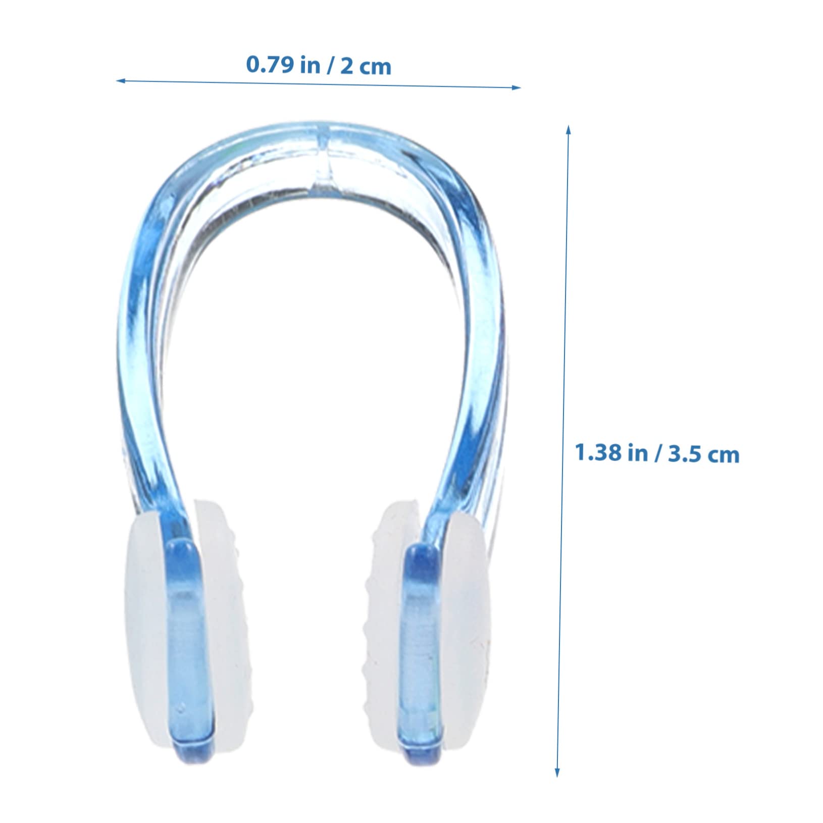 GAROZATION Ergonomic Swimming Nose Clip Waterproof Comfortable Non-Slip for Lap Swimming Accessories Pool Nose Clips Portable Swim Supply