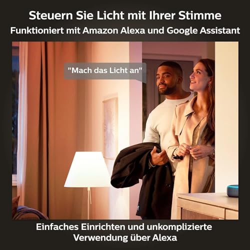 Philips Hue E27 LED Lampe, 4er Pack – Ansicht 4