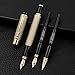 BIBABLYKE Business Student Fountain Pen 0.5mm for Extra Fine Metal Pen Pen Office School Writing Tool