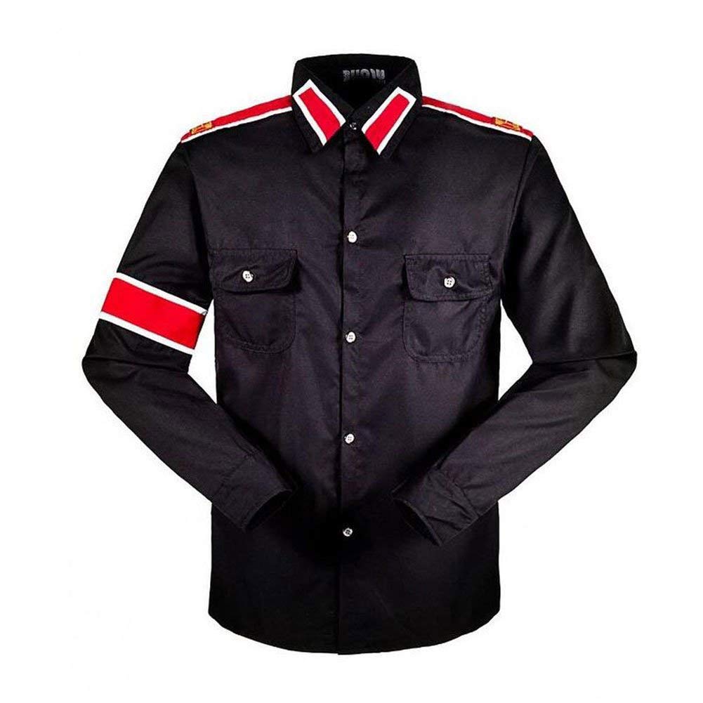 Xiami Leyuan Costume for Michael Jackson CTE Shirts (Medium, Black)
