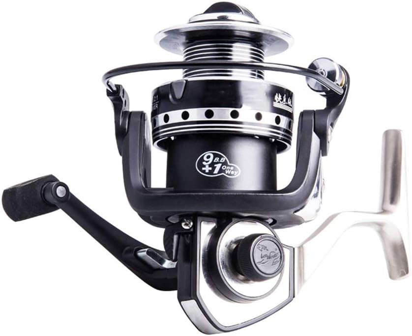 フィッシングホイール フロントドラッグ スピニングリール コンパクト パワフル スムーズ トロー​​リングリール 左右交換可能(30