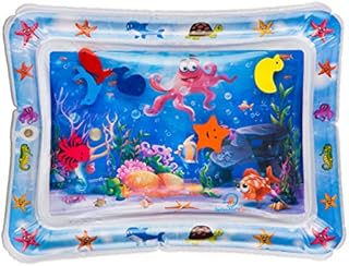 Splashin'kids Inflatable Tummy Time Premium Water mat Infants and Toddlers is The Perfect Fun time Play Activity Center Your Baby's Stimulation Growth