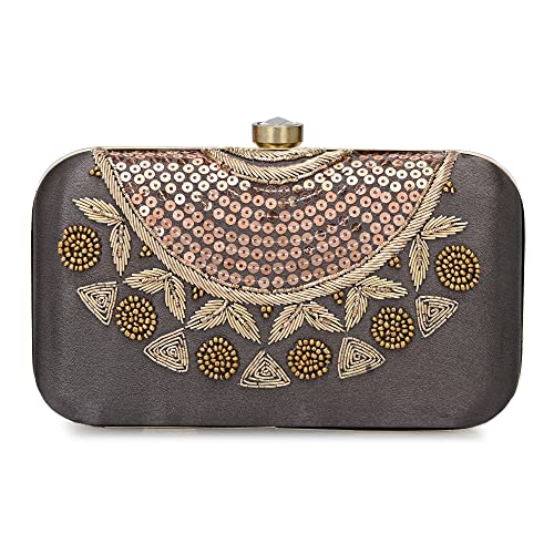 Image of For The Beautiful You Neck Embroidered Women's Clutch