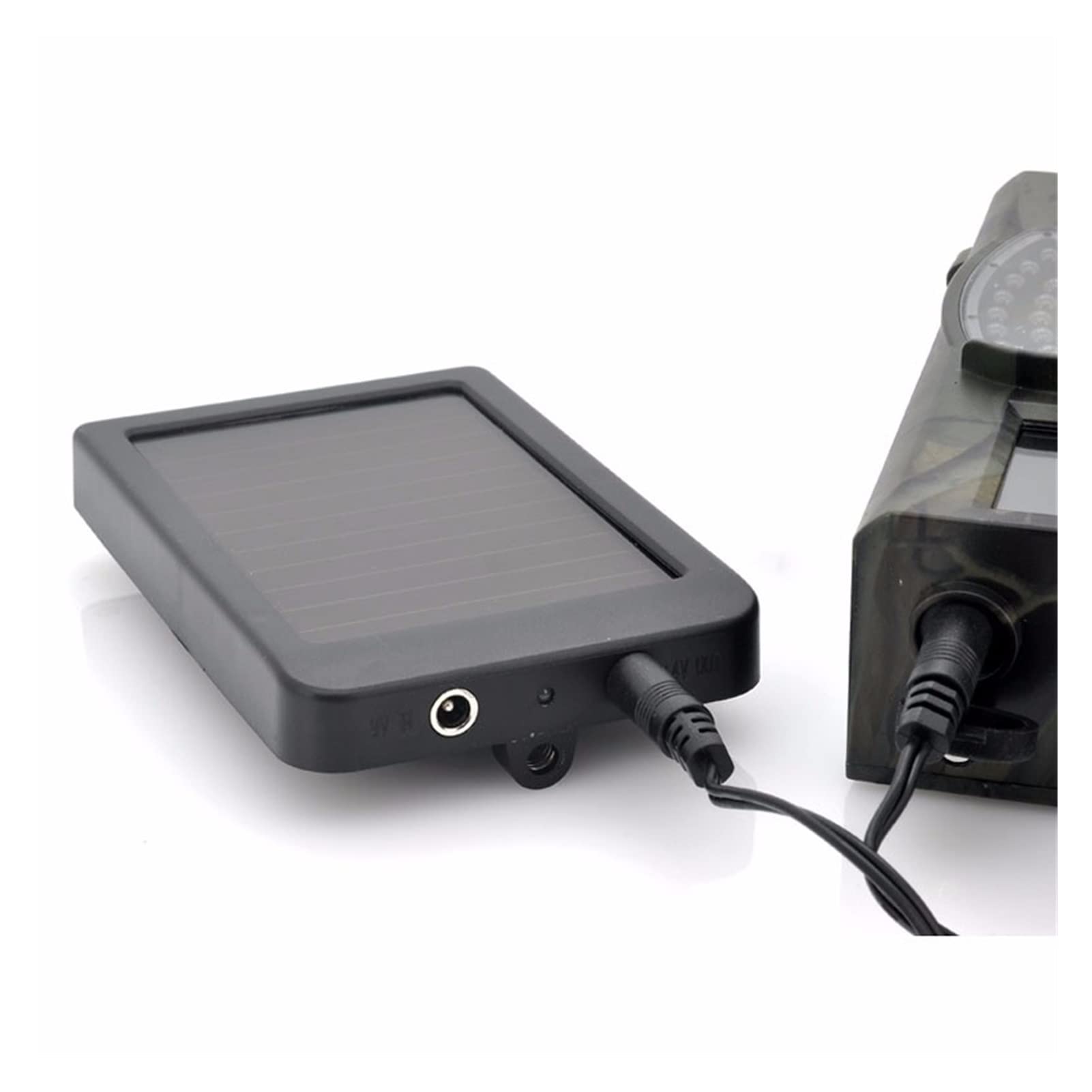 Pannello Solare Caricabatterie a Pannello Solare Alimentazione elettrica Esterna for 9 V 12V. Trappole fotografiche della Fotocamera di Caccia HC900 HC801 HC700 HC550 HC300