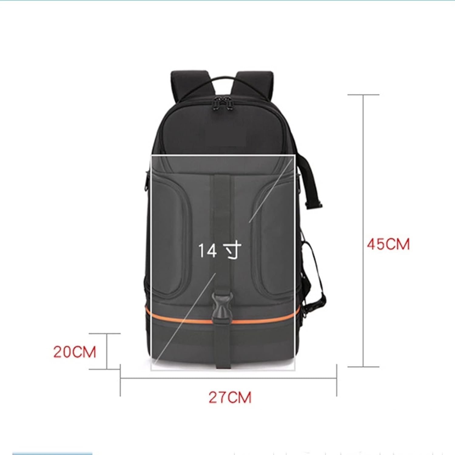 WINVOX Camera Cases Portable Waterproof Tripod Waist Bag Pouch Pocket Case Pack with Loop for Supporting DSLR Camera Monopod Tripod Accessories(Rojo)