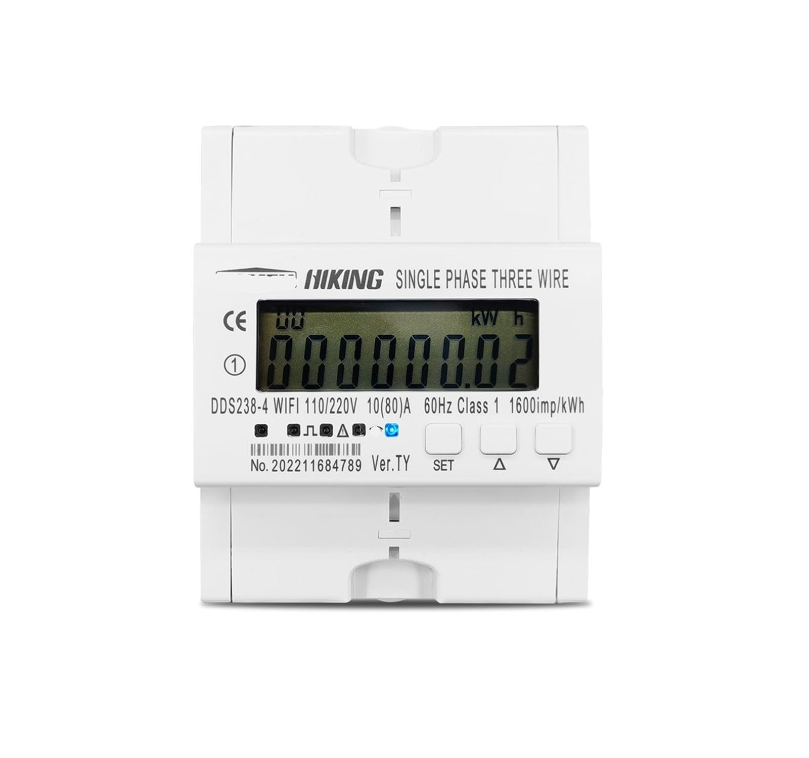 Moniteur de consommation biphasé 110V pour le suivi des appareils