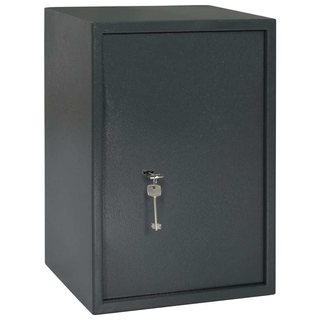 Caja Fuerte con Cerradura Gris Oscuro 35 x 31 x 50 cm Acero,Casa y jardín,Seguridad empresarial y del hogar,Cajas Fuertes,15.02kg-42011316