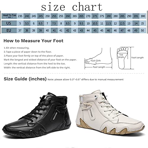 Men's Soft Cattle Leather Mid top Slip On Loafers Vintage Hand Stitching Lightweight Fashion Flat Ankle Chukka Boots2