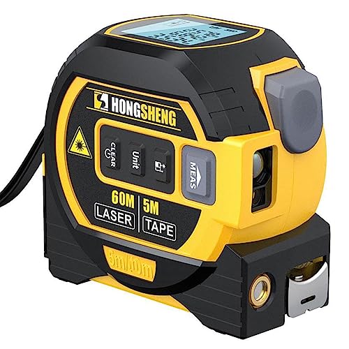 Cinta métrica digital 3 en 1 con pantalla LCD 5 m miniatura 1