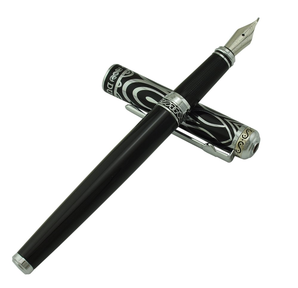 Pluma Estilográfica Sailor Fude De Mannen Caligrafía Negra