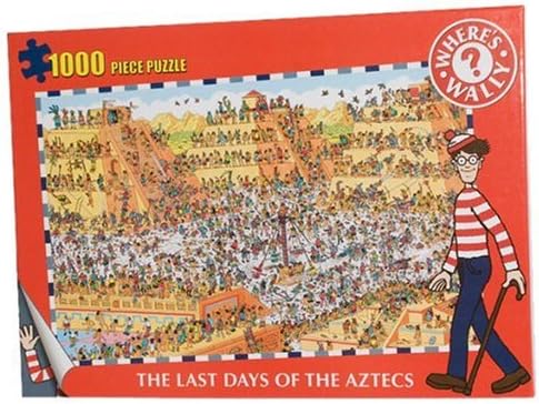 Paul Lamond 7350 Where's Wally The Last Days of the Aztecs Jigsaw Puzzle, 1000 Pieces