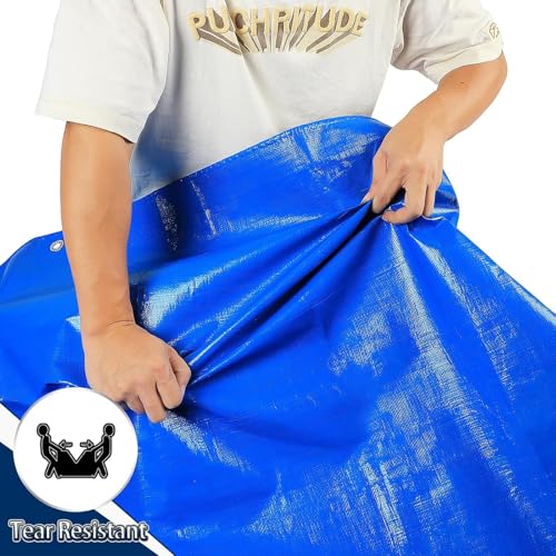 Lona impermeable reforzada de alta duración con lona azul抗拉伸 4