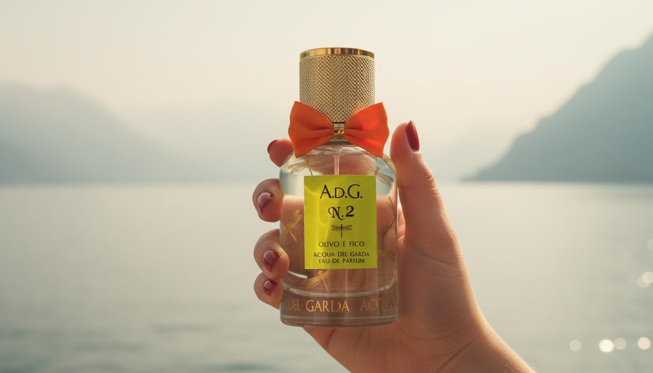 Acqua del Garda ADG N.2 Olivo e Fico Eau de Parfum 50 ml – Profumo Unisex Fresco e Naturale – Fragranza al Fico e Note Verdi Ispirata al Lago di Garda – Made in Italy