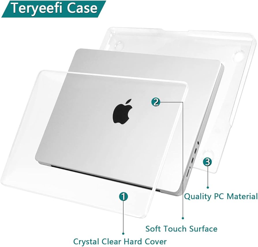 Amazon.co.jp: Teryeefi MacBook Pro 14インチ ケース 2021-2025 対応