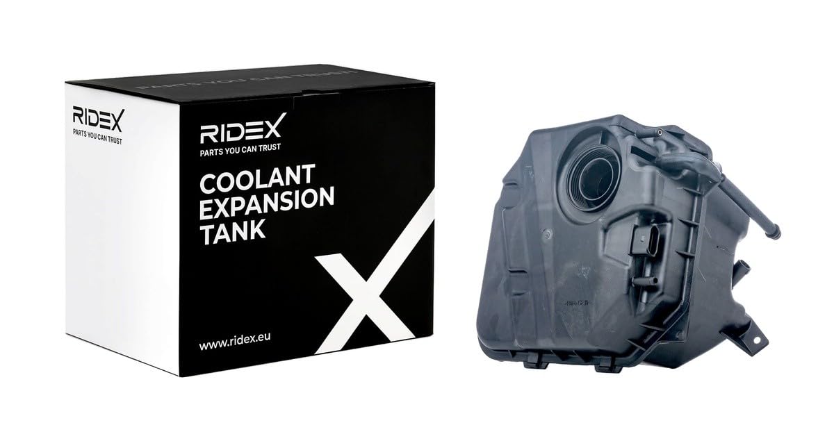 RIDEX 397E0068 Depósito compensación refrigerante Depósito de Agua Depósito de agua Depósito de expansión compatible con VW Touareg 7LA, 7L6, 7L7, AUDI Q7 4LB, PORSCHE Cayenne 9PA