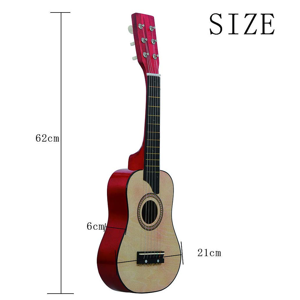 Amazon | Roisin 25 インチ バスウッド アコースティック ギター 6 弦
