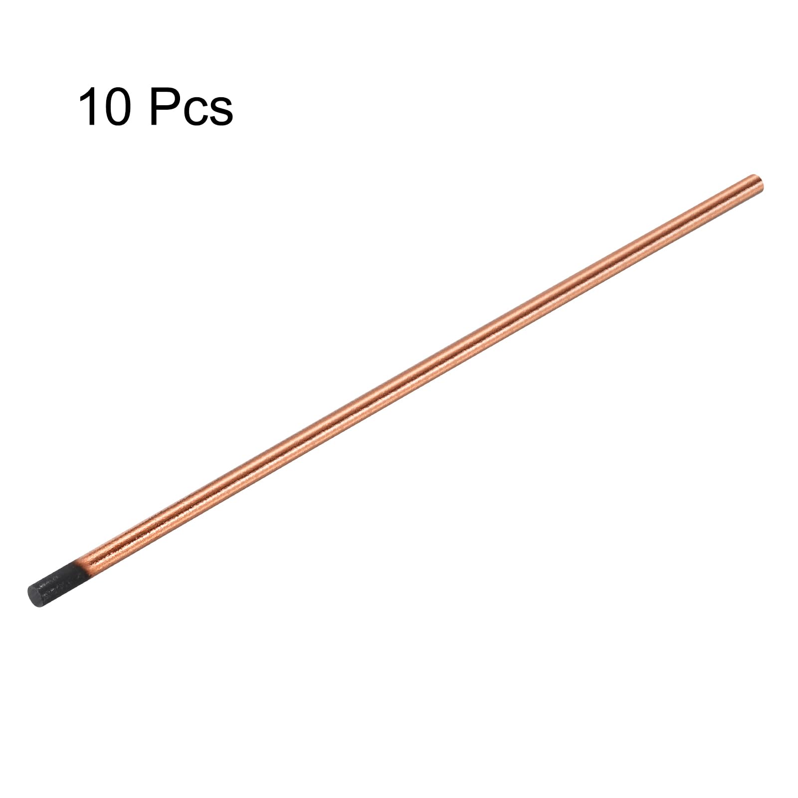 PATIKIL 10pcs 8mmx355mm(5/16"x14") Carbon Arc Air Gouging Rods Copper Graphite Coated Gouging Electrode Rods for Welding - Image 3