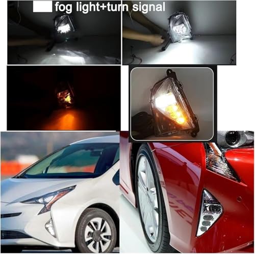Phares pour Toyota Prius 2016-2018 haute luminosité avec antibrouillards et feux diurnes - 5