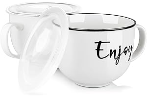 Oven and Microwave Safe Jumbo Soup Mugs