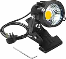 Kiven 1pcs LED Clip On Light Outdoor IP65 Waterproof 3000K War White