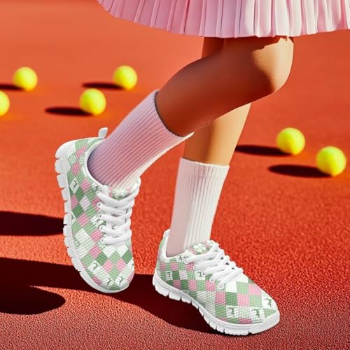 Christmas Kids Sneakers Girls Running Shoes Lightweight Athletic Tennis Sneakers Breathable Fashion Walking Shoes for Little Kid Size11-13/ Big Kids Size1-54