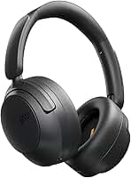 QCY H3S Fones de ouvido Bluetooth, cancelamento de ruído ativo híbrido, áudio de alta resolução, LDAC, ajuste ultraleve e confortável, bateria de 86 horas, Bluetooth 6.0, equalizador no aplicativo