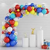 Material de alta calidad: nuestros globos están hechos de látex de alta calidad, seguro y no tóxico. Duradero y seguro durante mucho tiempo. Globos llamativos y hermosos para fiestas de cumpleaños. No habrá problemas con la calidad del color. Sin globos rotos ni mal estampados que echen a perder tu fiesta perfecta.