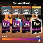 Elixir Strings, ATTUNE Chaînes de guitare acoustiques, Bronze Phosphore, Crisp à long terme et tonalité claire avec sensation naturelle, 6 Ensemble de cordes, lumière personnalisée 11-52