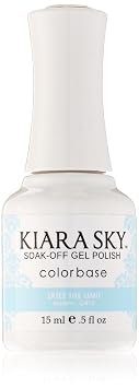 Kiara Sky Professional Nails LED UV Soak Off Gel Polish - Skies The Limit G415 - Perfect Baby Powder Blue Color