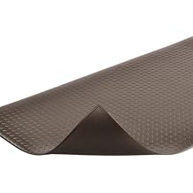 NoTrax 418 Diamond TredTM 3 x 12 x 5/8" Anti Fatigue Mat, Enhanced Slip Resistance with Beveled Edges and Diamond Surface, Ideal for Industrial and Commercial Workplaces, Black, 418S5312BL