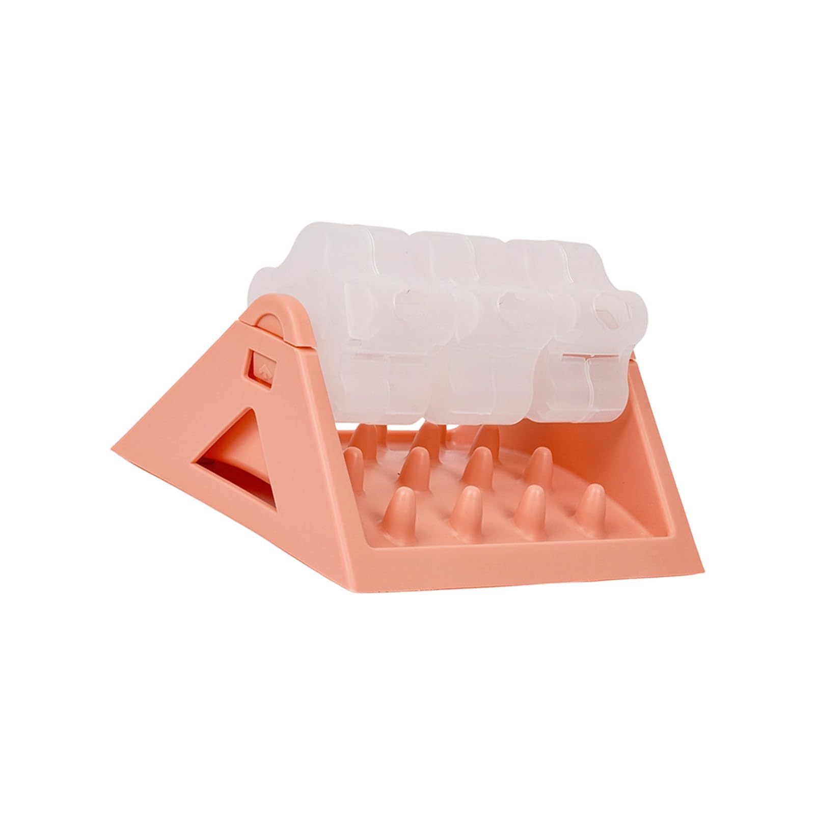 MICFENY Rolling Treat Dispenser Dog Toy With Adjustable Food Opening NonSlip Base Interactive Feeding Game For Canine Enrichment