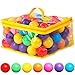 120 Count 7 Colors BPA Free Crush Proof Plastic Balls for Ball Pit Balls for Toddlers Kids 2.2 Inches Balls Toys