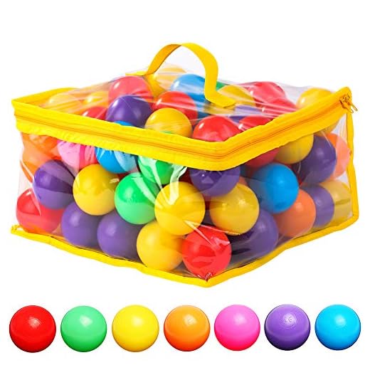 120 Count 7 Colors BPA Free Crush Proof Plastic Balls for Ball Pit Balls for Toddlers Kids 2.2 Inches Balls Toys