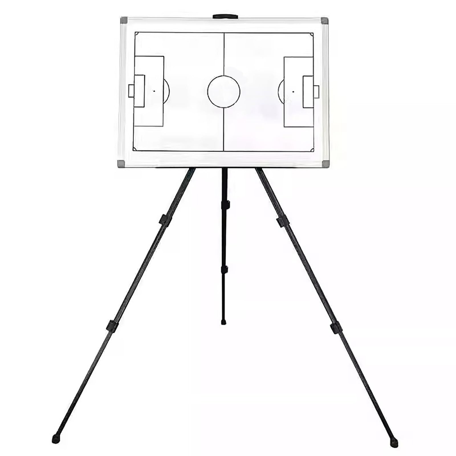 Carpeta Táctica Magnéticas de Fútbol, para Entrenadores Futbol Tablero, ​​altura Ajustable, Diseño Doble Cara, con Trípode y Bolsa de Transporte, Ideal para Entrenamientos(Backpack)