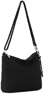 شنطة كروشيه لون أسود للبنات - يد كروس