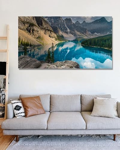Tableau déco montagne authentique impression sur toile salon