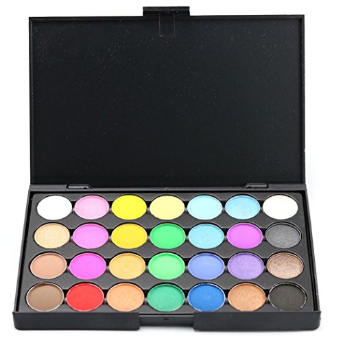 Tefamore Paleta de Sombras de Ojos 28 Colores de Maquillaje Cosmético Mujeres Desnudos Neutrales (B)