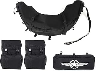 YFBB Borsa per Ruota di scorta Posteriore per Auto Borsa per Attrezzi Borsa per Organizer per Il carico Borsa da Sella per Bagagli, per Jeep Wrangler TJ JK JL