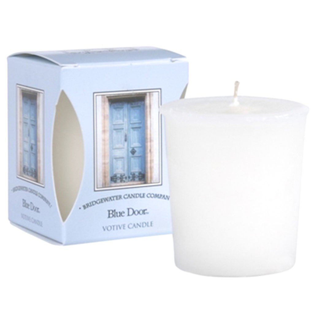BridgewaterBlue Door Votive Scented Candle