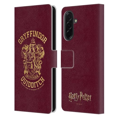 Housse cuir Samsung Galaxy A36 5G Harry Potter avec porte-carte et support vidéo Gryffondor