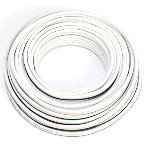 Cable para Altavoz (2 x 1,50 mm2) 1,50mm2-10m Blanco