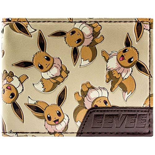 Preisvergleich Produktbild Pokemon Eevee 133 Mehrere Zeichen Braun Portemonnaie Geldbörse