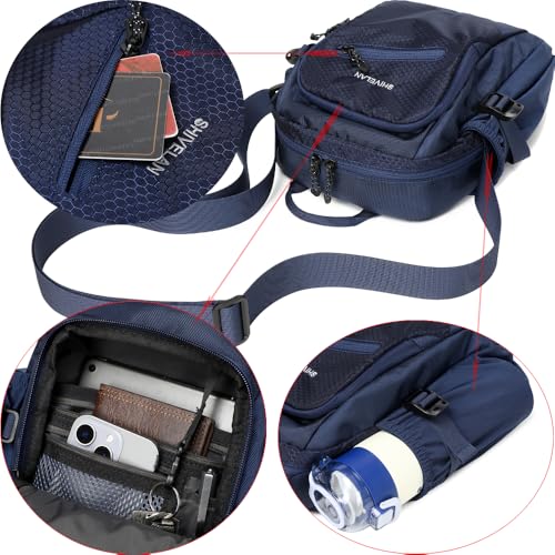 Nylon Crossbody Travel Bag for Women & Men Multi functional outdoor sports shoulder bag for travel、sports、hiking etc3